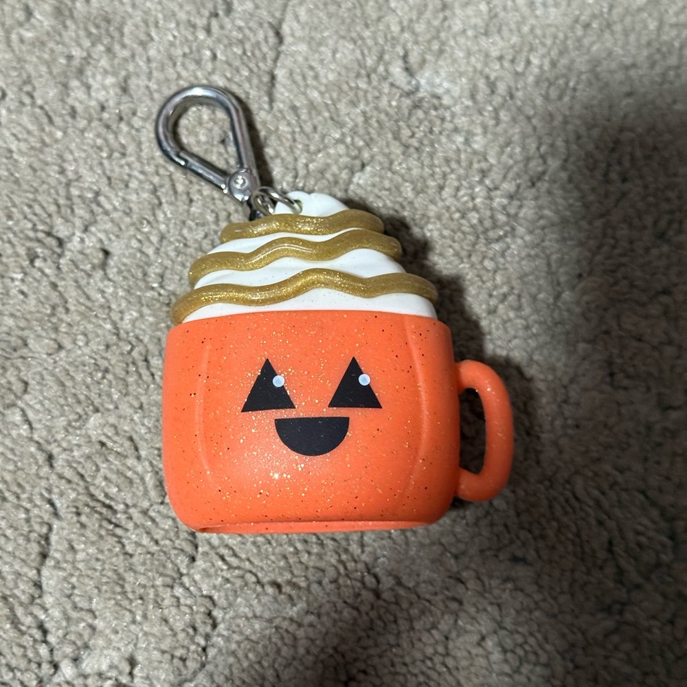 Bath & Body Works Orange Pumpkin latte pocketbac holder